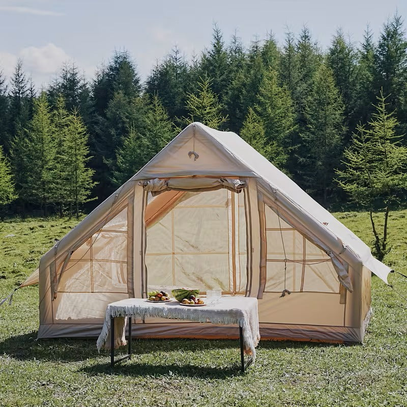 Inflatable Family Tent - Khaki, No Poles