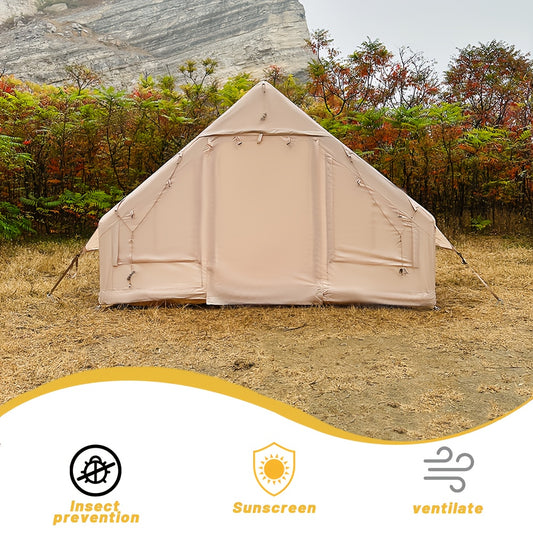 Inflatable Family Tent - Khaki, No Poles