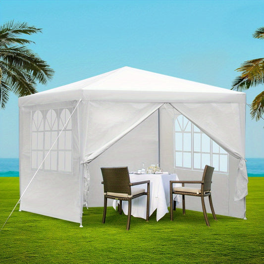 3x3m Pop-Up Gazebo - White, Waterproof