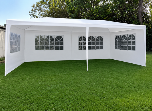3x6m Wedding & Party Marquee - White, Waterproof