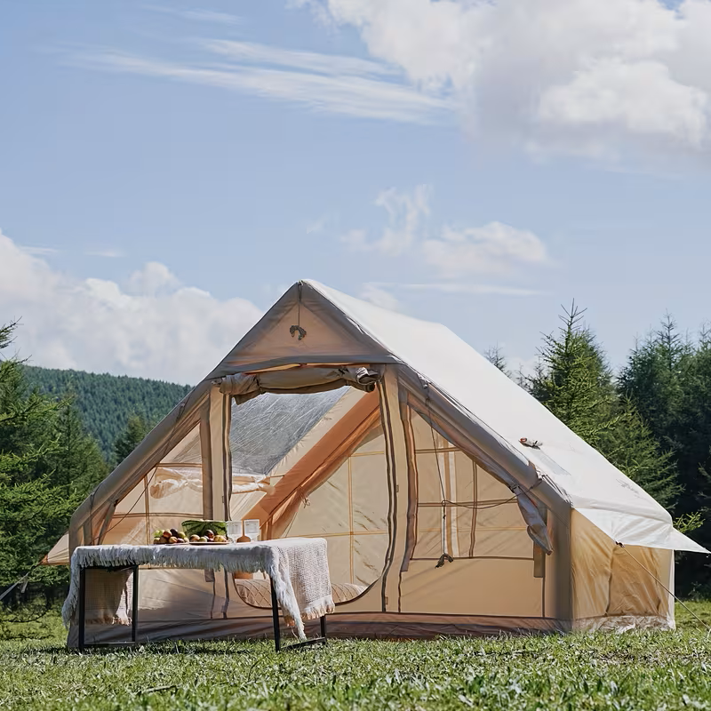 Inflatable Family Tent - Khaki, No Poles