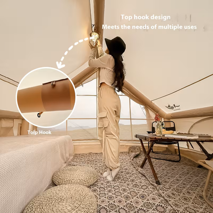 Inflatable Family Tent - Khaki, No Poles